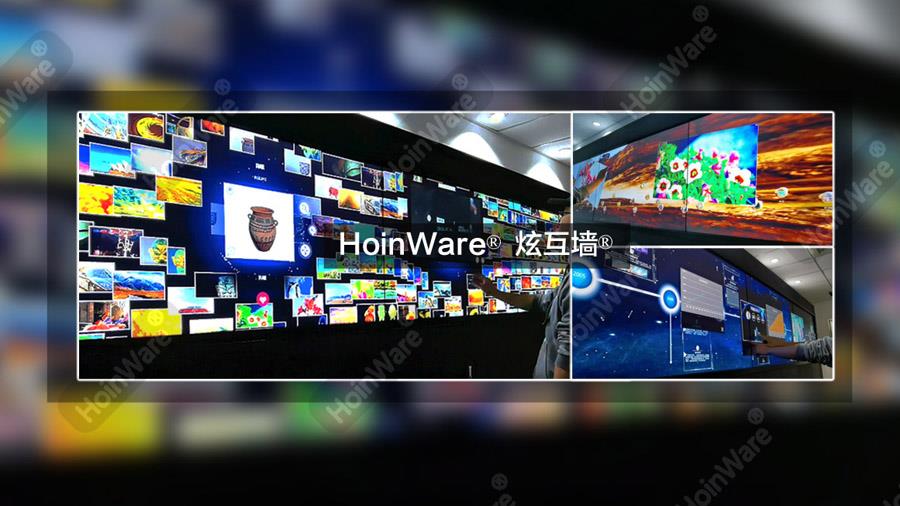 HoinWare炫互墻軟件，互動圖片墻軟件，發(fā)展歷程互動展示墻軟件，產(chǎn)品互動展示墻軟件